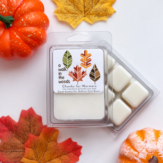 Soy Wax Melt Chunks for Warmers Fall - A Walk in the Woods
