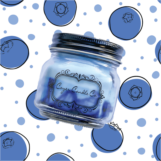 8 oz Candle Jars - Maple Syrup n' Blueberry Waffles