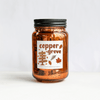 16 oz Fall Glimmery Rust Color Mason Jars - NEW Fall Scents