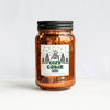 16 oz Fall Glimmery Rust Color Mason Jars - NEW Fall Scents
