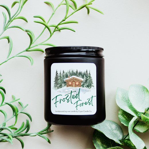 9 oz. Black Jar Candles - Winter & Holiday Collection *NEW*