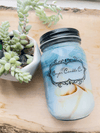 16 oz. Pint Mason Jar Candle - NEW Scent Blends!