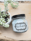 8 oz. Mason Jar Candle - NEW Scent Blends!