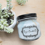 8 oz. Mason Jar Candle - NEW Scent Blends!