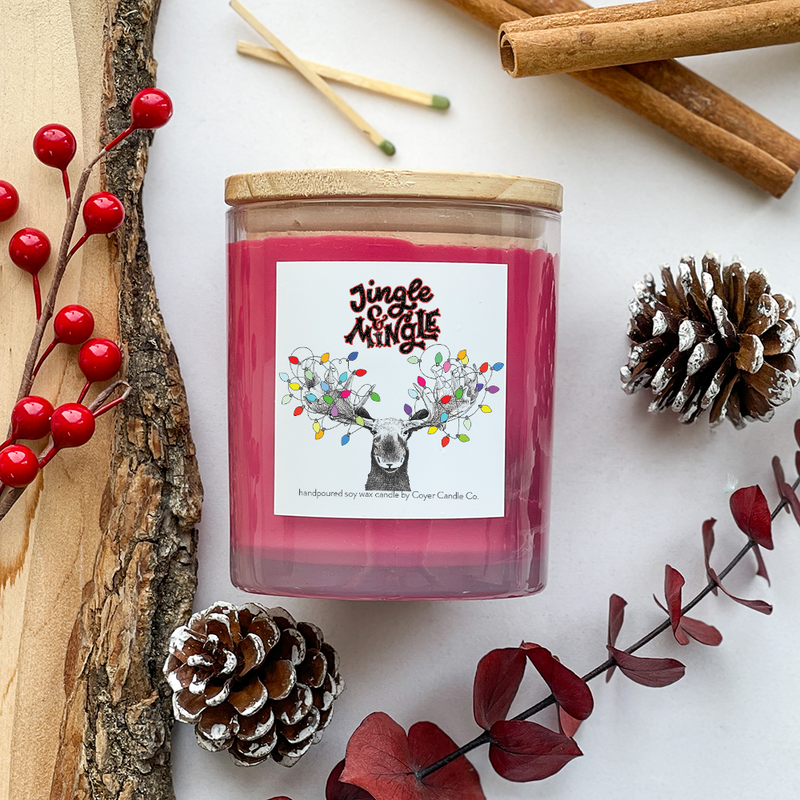 11 oz. Clear Jar Candle - Winter & Holiday Collection *NEW*