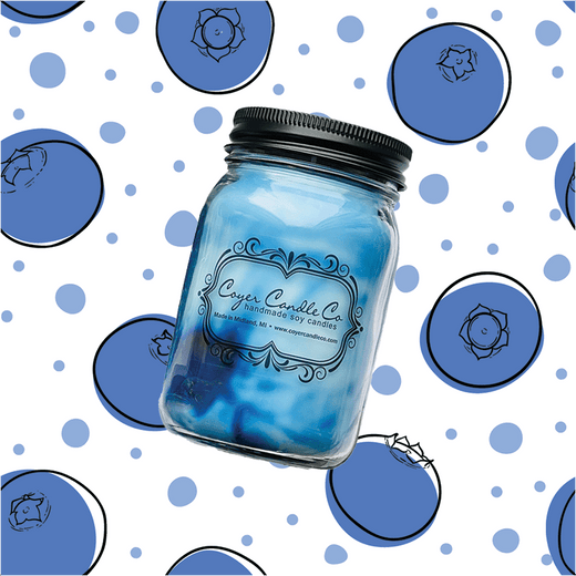 16 oz Candle Jars - Maple Syrup 'n Blueberry Waffles