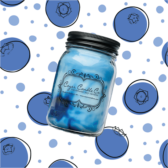 16 oz Candle Jars - Maple Syrup 'n Blueberry Waffles