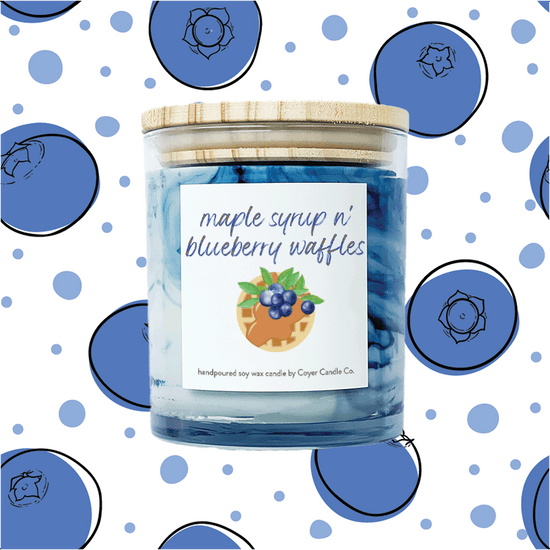 11 oz Candle Jars - Maple Syrup 'n Blueberry Waffles