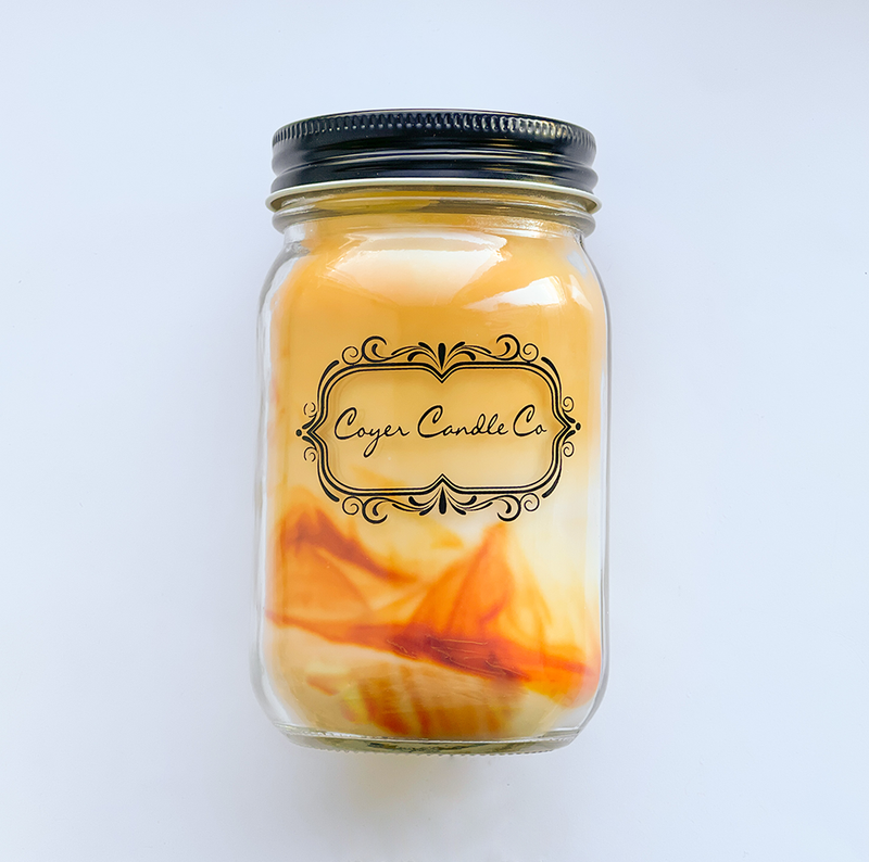 16 oz Fall Mason Jars - NEW Fall Scents