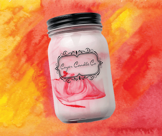 16 oz Candle Jars - Strawberry Banana