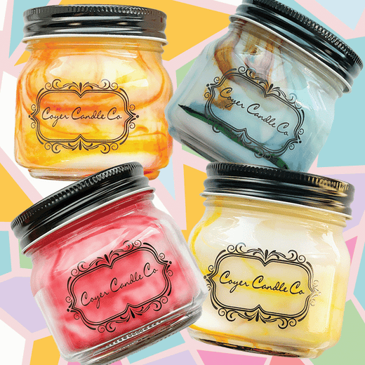 8 oz. Mason Jar Candle - Summer Collection