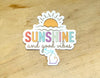 Michigan Sunshine & Good Vibes | Decal