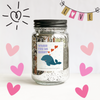 16 oz. Silver Glimmery Jar Candles - Valentine's Day