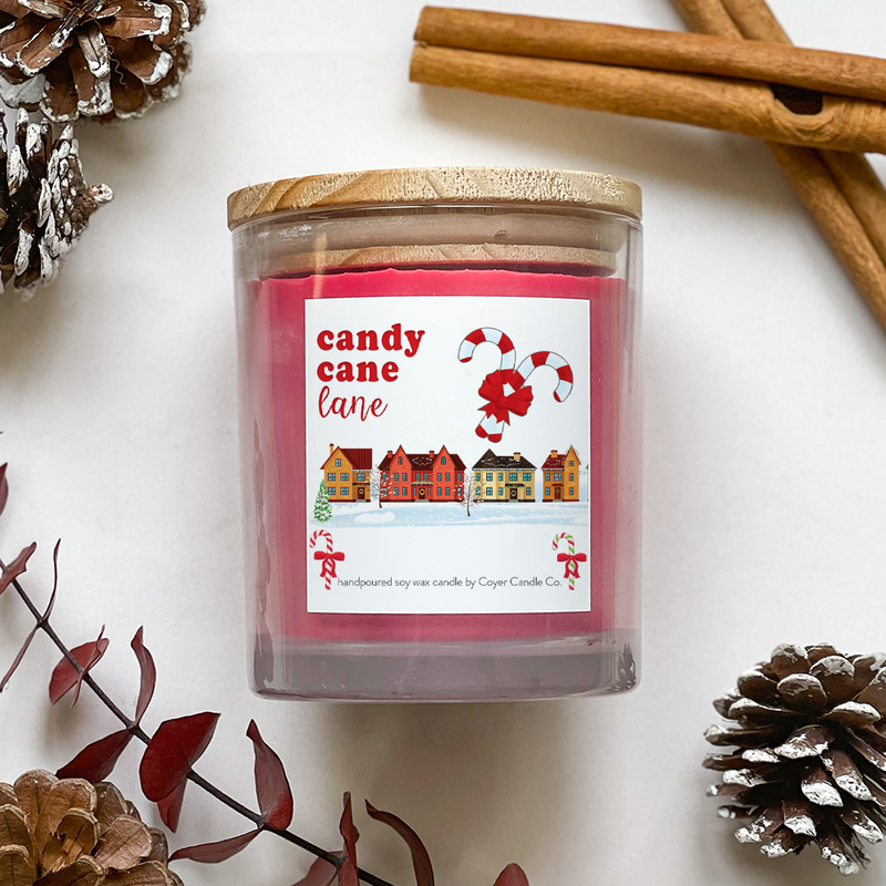 11 oz. Clear Jar Candle - Winter & Holiday Collection