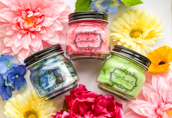 8 oz. Mason Jar Candle - Spring Collection