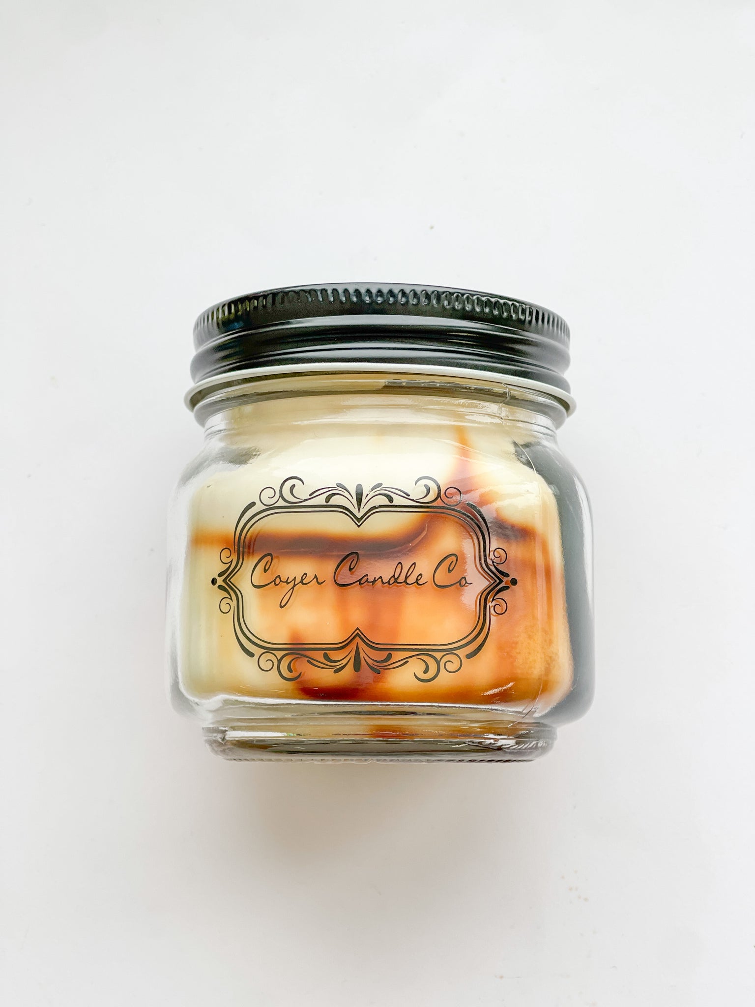 8 oz. Smooth Mason Jars with Bronze Lids - Nature's Garden Candles