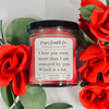 9 oz. Clear Jar Candle - Snarky Valentine's Day Collection