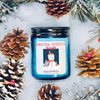 9 oz. Cobalt Jar Candle - Making Spirits Bright