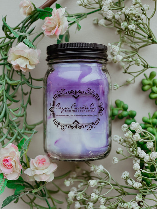 16 oz. Pint Mason Jar Candle - Spring Collection