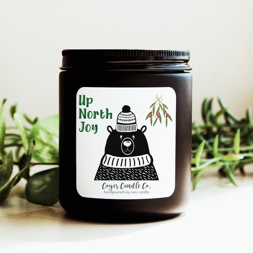 9 oz. Black Jar Candles - Winter & Holiday Collection