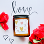 9 oz. Smoked Jar Candle - Illustrated Valentine's Day Collection