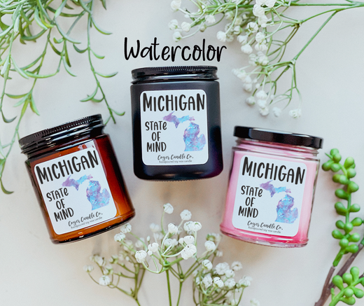 9 oz. Jar Candles - MI State of Mind