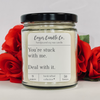 9 oz. Clear Jar Candle - Snarky Valentine's Day Collection